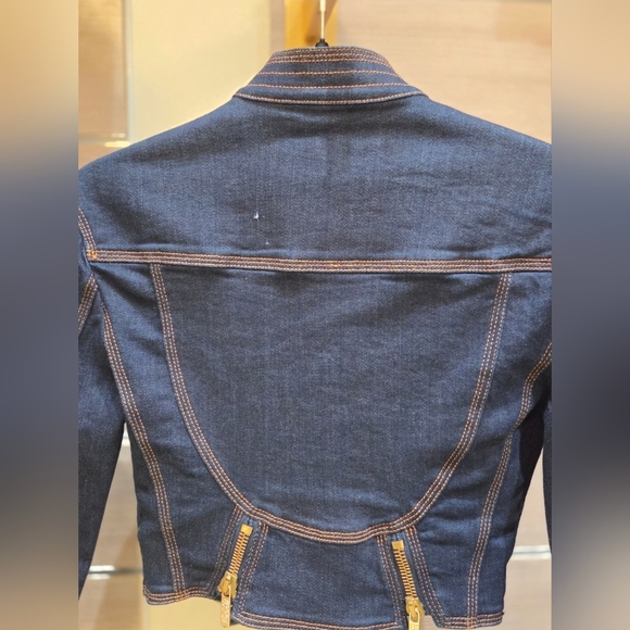 Blue Denim Jean Jacket NWT - Picture 11 of 12